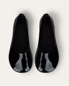 Rina flat, Black Patent Rina dear-frances 